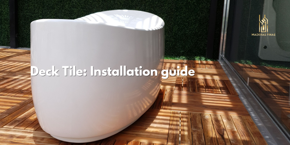 Deck Tile: Installation Guide