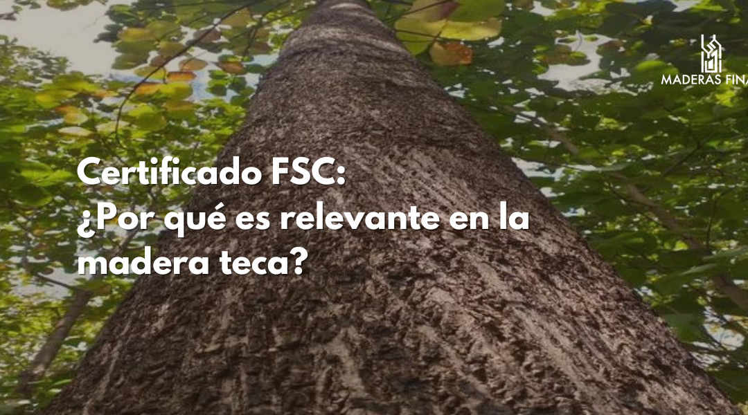 Certificado FSC: ¿Por qué es relevante en la madera teca?